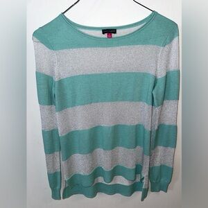 Vince Camuto Pull Over Sweater Stripes small